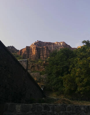 The view from the Geghard monastery