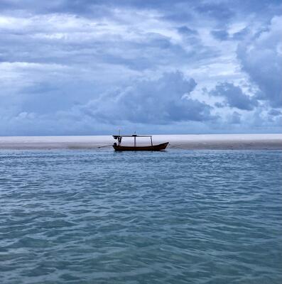 On the ocean
