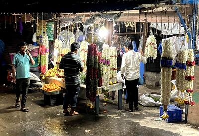 A flower night shop