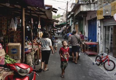 The market in Chinatown