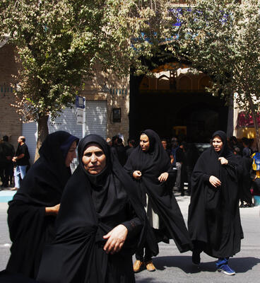 Out of the mosque