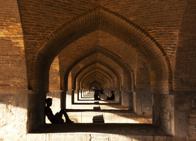 The bridge in Isfahan