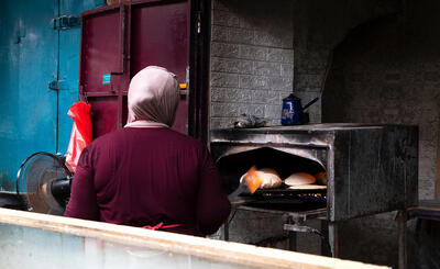 Fresh bread coming