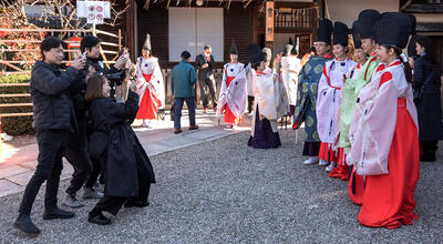 Group Picture @ the Setsubun Celebration in Kyoto