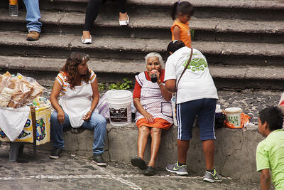 Refreshments at the Market