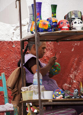 Artisan at work