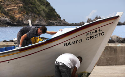 Cleaning before sailing
