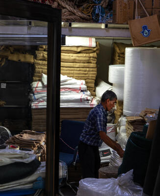 Carpet maker in Istanbul