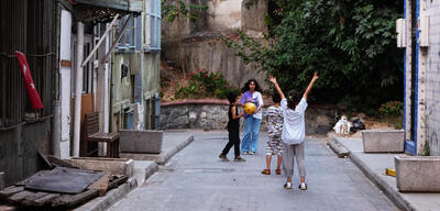 A playful alley in Istanbul