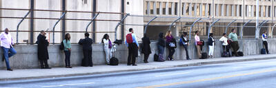 Waiting in order at five points